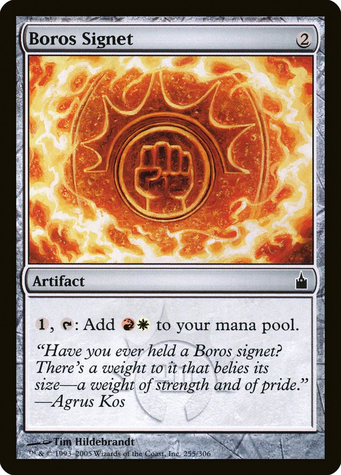 Boros Signet [Ravnica: City of Guilds] | Card Merchant Takapuna