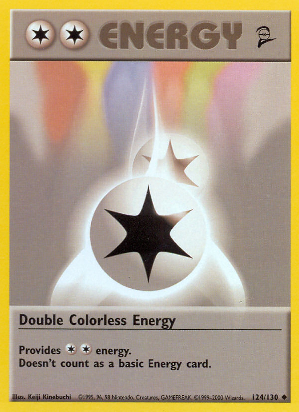 Double Colorless Energy (124/130) [Base Set 2] | Card Merchant Takapuna