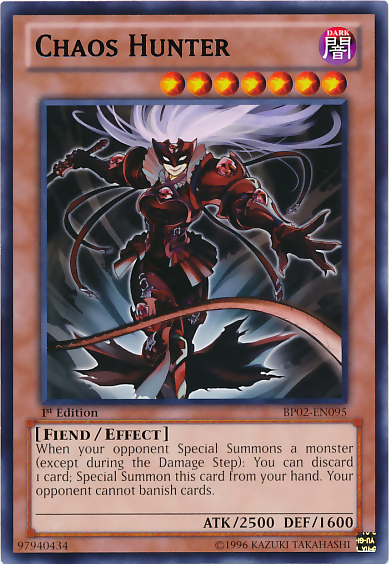 Chaos Hunter [BP02-EN095] Mosaic Rare | Card Merchant Takapuna