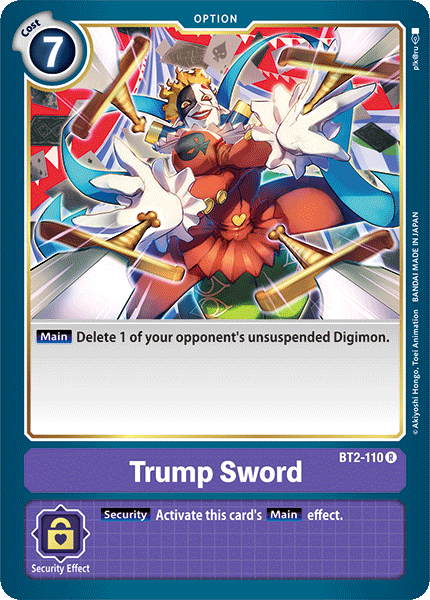 Trump Sword [BT2-110] [Release Special Booster Ver.1.0] | Card Merchant Takapuna