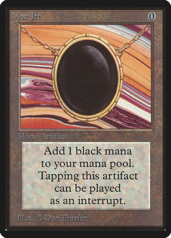 Mox Jet [Beta Edition] | Card Merchant Takapuna