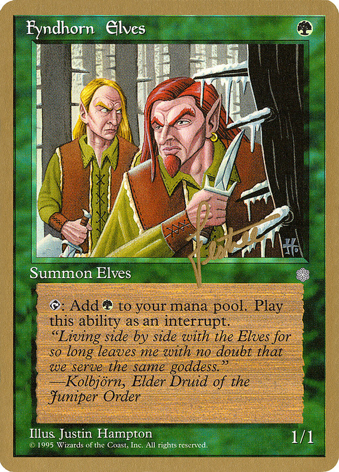 Fyndhorn Elves (Bertrand Lestree) [Pro Tour Collector Set] | Card Merchant Takapuna