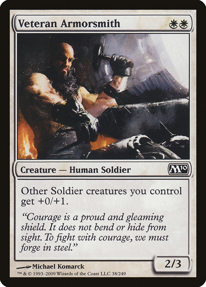 Veteran Armorsmith [Magic 2010] | Card Merchant Takapuna