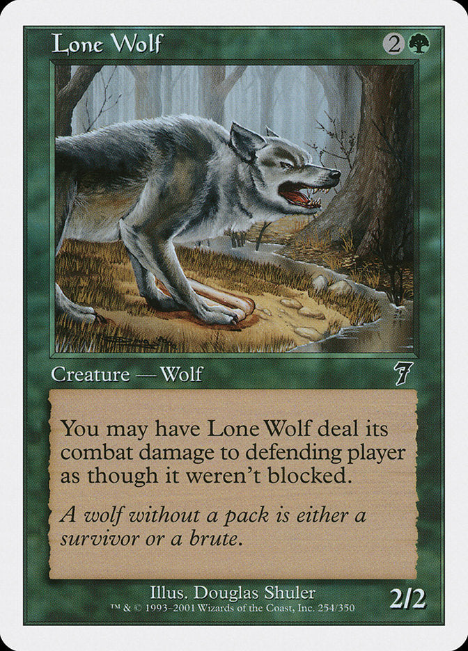 Lone Wolf [Seventh Edition] | Card Merchant Takapuna