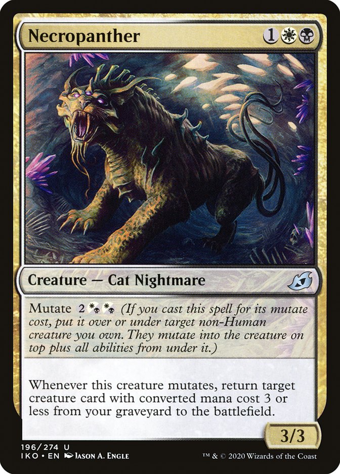 Necropanther [Ikoria: Lair of Behemoths] | Card Merchant Takapuna