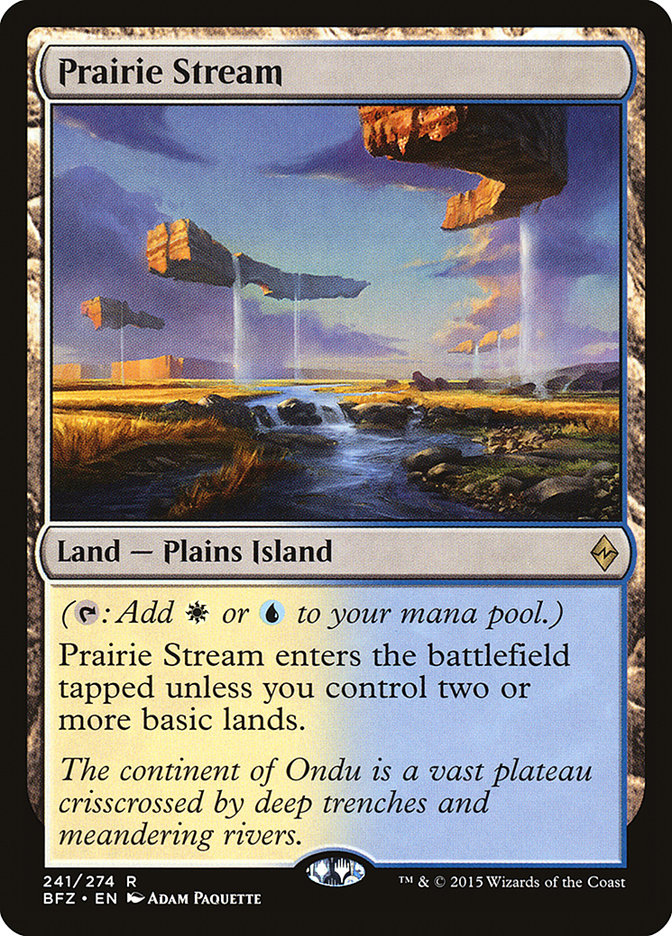 Prairie Stream [Battle for Zendikar] | Card Merchant Takapuna