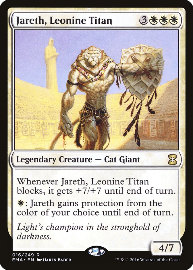 Jareth, Leonine Titan [Eternal Masters] | Card Merchant Takapuna