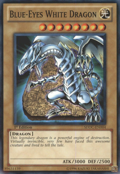 Blue-Eyes White Dragon [SDDC-EN004] Common | Card Merchant Takapuna