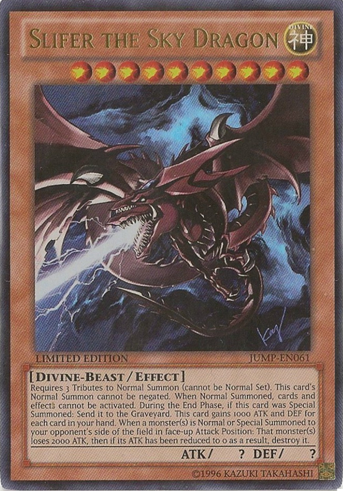 Slifer the Sky Dragon [JUMP-EN061] Ultra Rare | Card Merchant Takapuna