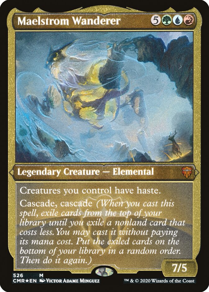 Maelstrom Wanderer (Etched) [Commander Legends] | Card Merchant Takapuna