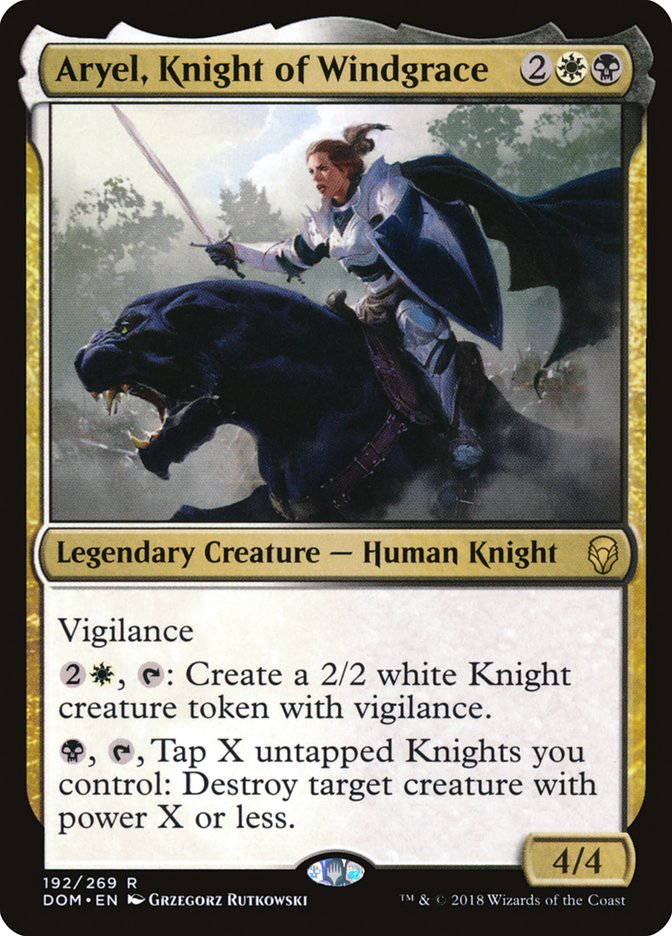 Aryel, Knight of Windgrace [Dominaria] | Card Merchant Takapuna