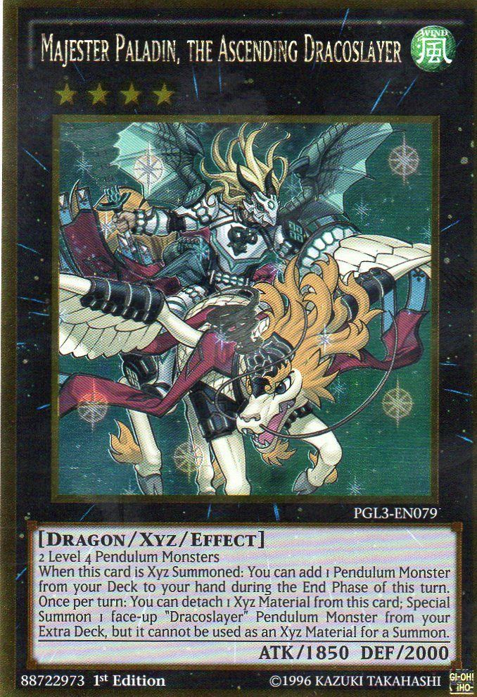 Majester Paladin, the Ascending Dracoslayer [PGL3-EN079] Gold Rare | Card Merchant Takapuna