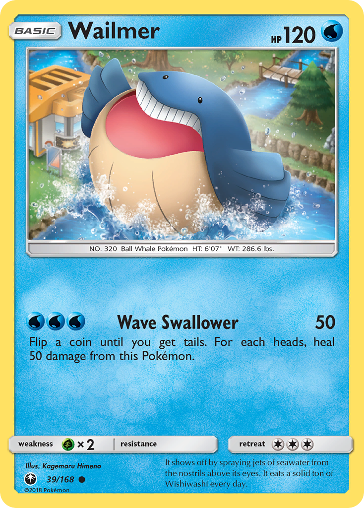 Wailmer (39/168) [Sun & Moon: Celestial Storm] | Card Merchant Takapuna