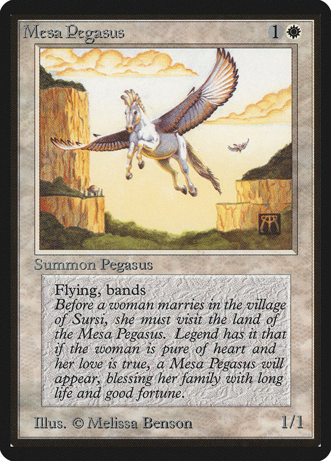 Mesa Pegasus [Beta Edition] | Card Merchant Takapuna