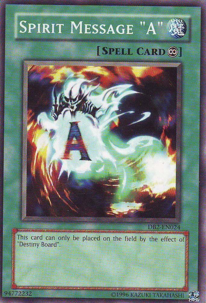 Spirit Message "A" [DB2-EN024] Common | Card Merchant Takapuna