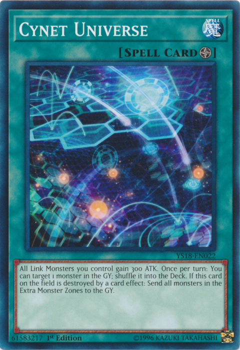 Cynet Universe [YS18-EN022] Common | Card Merchant Takapuna