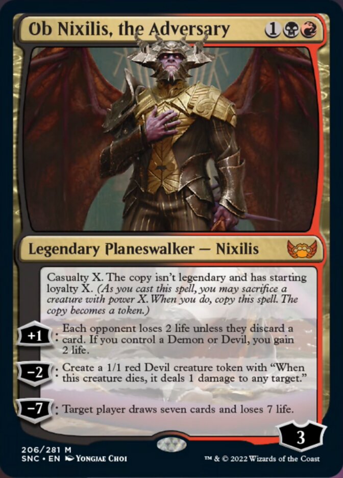 Ob Nixilis, the Adversary [Streets of New Capenna] | Card Merchant Takapuna