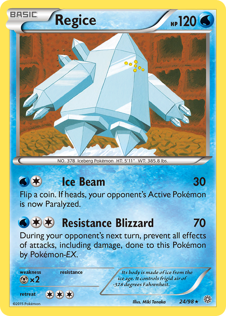 Regice (24/98) [XY: Ancient Origins] | Card Merchant Takapuna