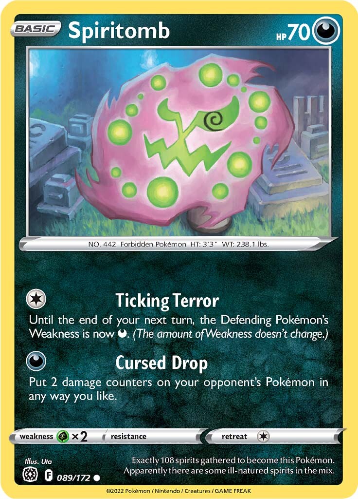 Spiritomb (089/172) [Sword & Shield: Brilliant Stars] | Card Merchant Takapuna