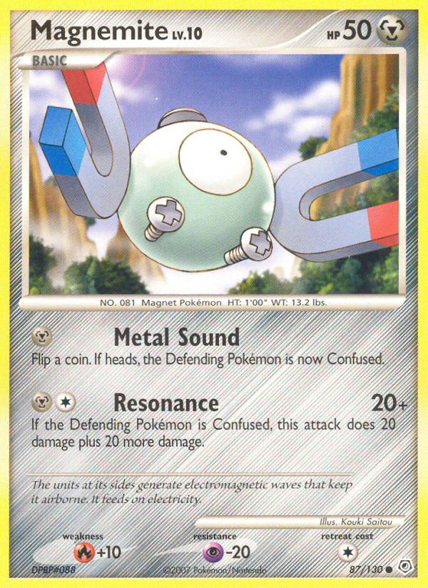 Magnemite (87/130) [Diamond & Pearl: Base Set] | Card Merchant Takapuna