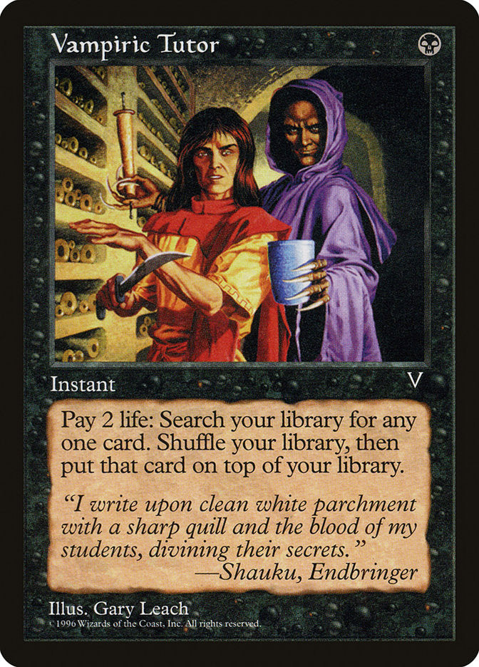 Vampiric Tutor [Visions] | Card Merchant Takapuna