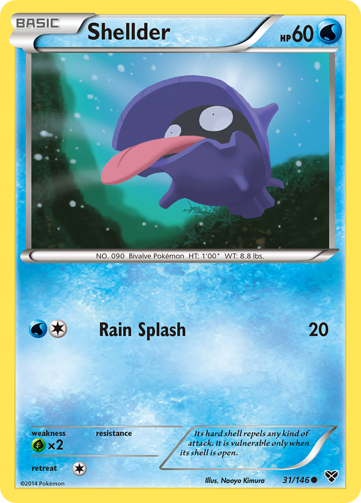 Shellder (31/146) [XY: Base Set] | Card Merchant Takapuna