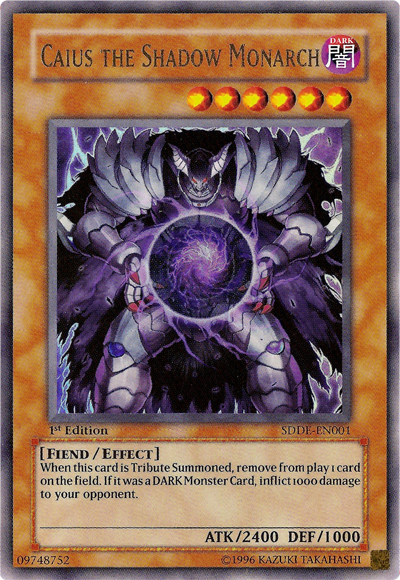 Caius the Shadow Monarch [SDDE-EN001] Ultra Rare | Card Merchant Takapuna