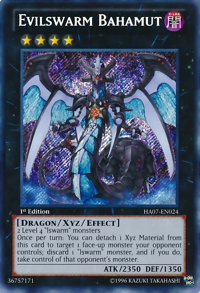 Evilswarm Bahamut [HA07-EN024] Secret Rare | Card Merchant Takapuna