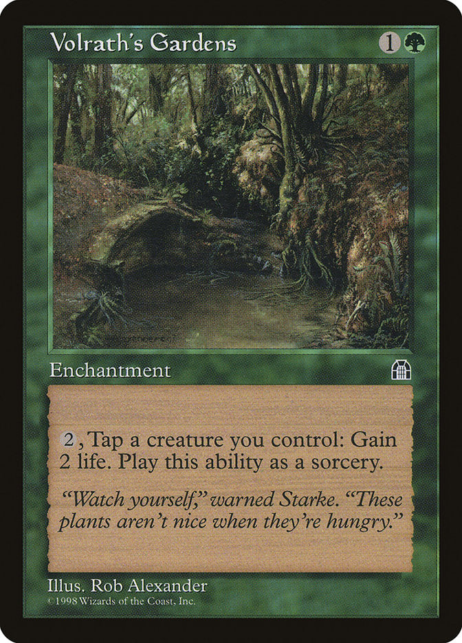 Volrath's Gardens [Stronghold] | Card Merchant Takapuna