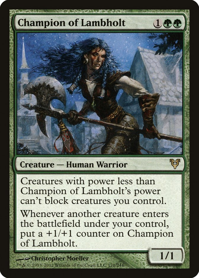 Champion of Lambholt [Avacyn Restored] | Card Merchant Takapuna