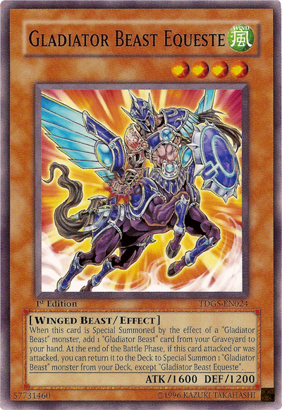 Gladiator Beast Equeste [TDGS-EN024] Common | Card Merchant Takapuna