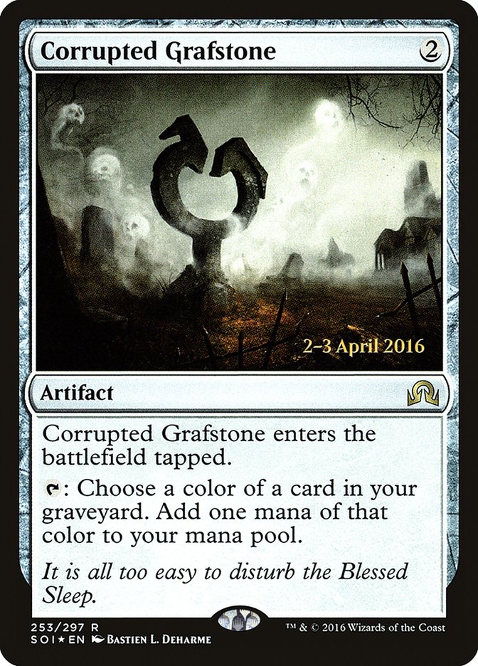 Corrupted Grafstone [Shadows over Innistrad Prerelease Promos] | Card Merchant Takapuna