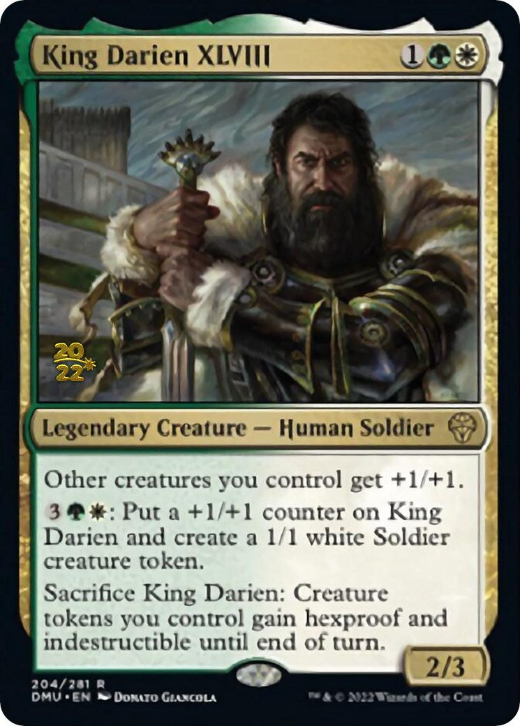 King Darien XLVIII [Dominaria United Prerelease Promos] | Card Merchant Takapuna