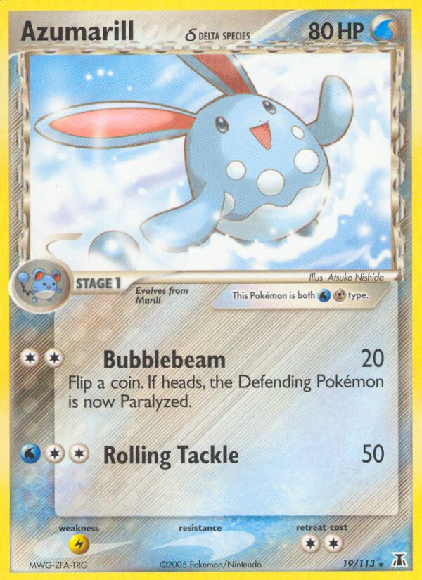 Azumarill (19/113) (Delta Species) [EX: Delta Species] | Card Merchant Takapuna