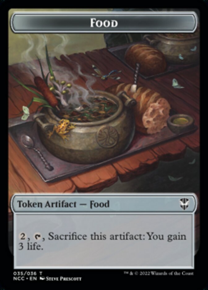 Food // Citizen Double-Sided Token [Streets of New Capenna Commander Tokens] | Card Merchant Takapuna