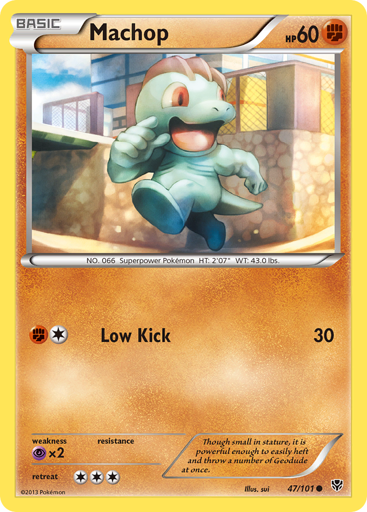 Machop (47/101) [Black & White: Plasma Blast] | Card Merchant Takapuna