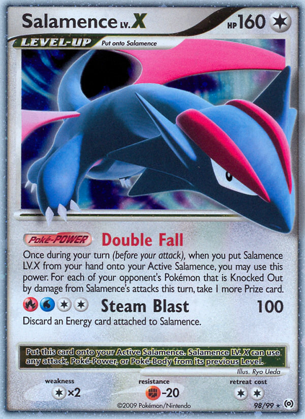 Salamence LV.X (98/99) [Platinum: Arceus] | Card Merchant Takapuna