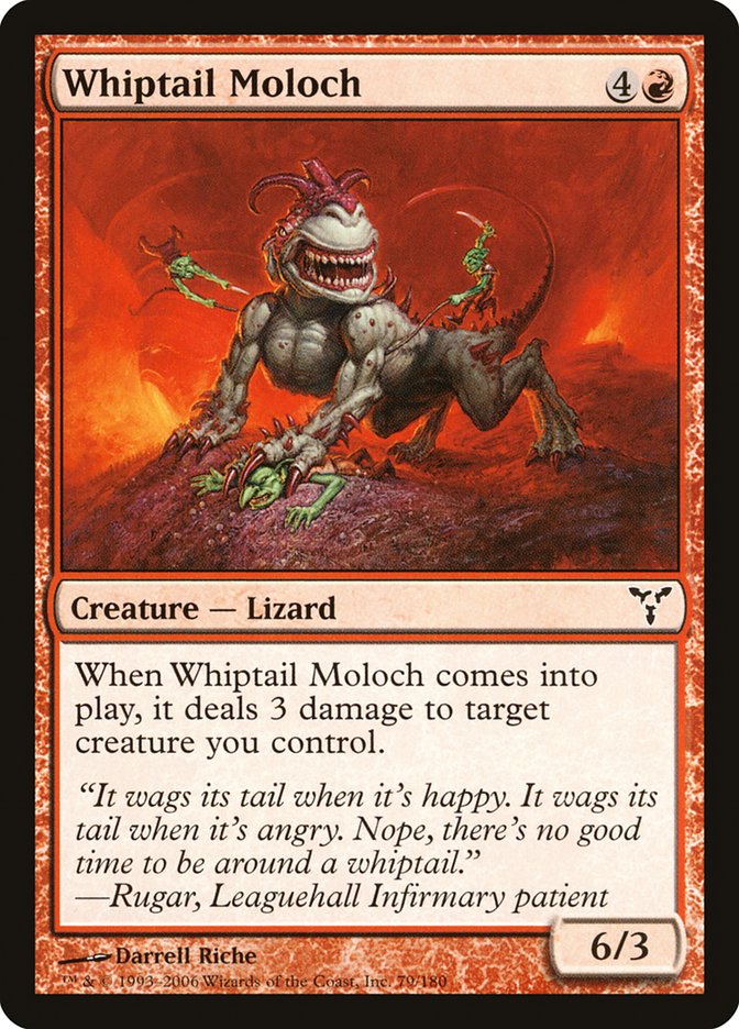 Whiptail Moloch [Dissension] | Card Merchant Takapuna