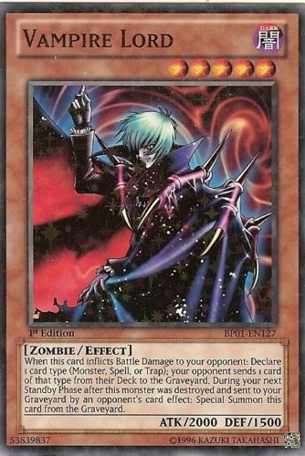 Vampire Lord [BP01-EN127] Starfoil Rare | Card Merchant Takapuna