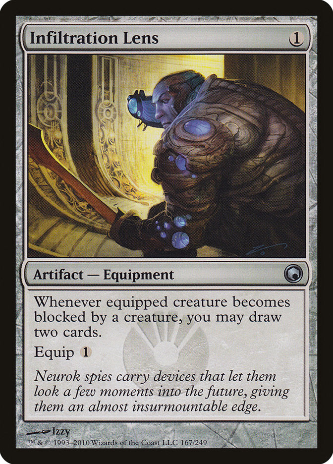 Infiltration Lens [Scars of Mirrodin] | Card Merchant Takapuna