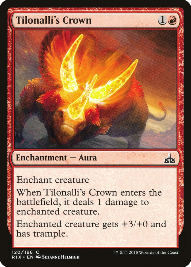 Tilonalli's Crown [Rivals of Ixalan] | Card Merchant Takapuna