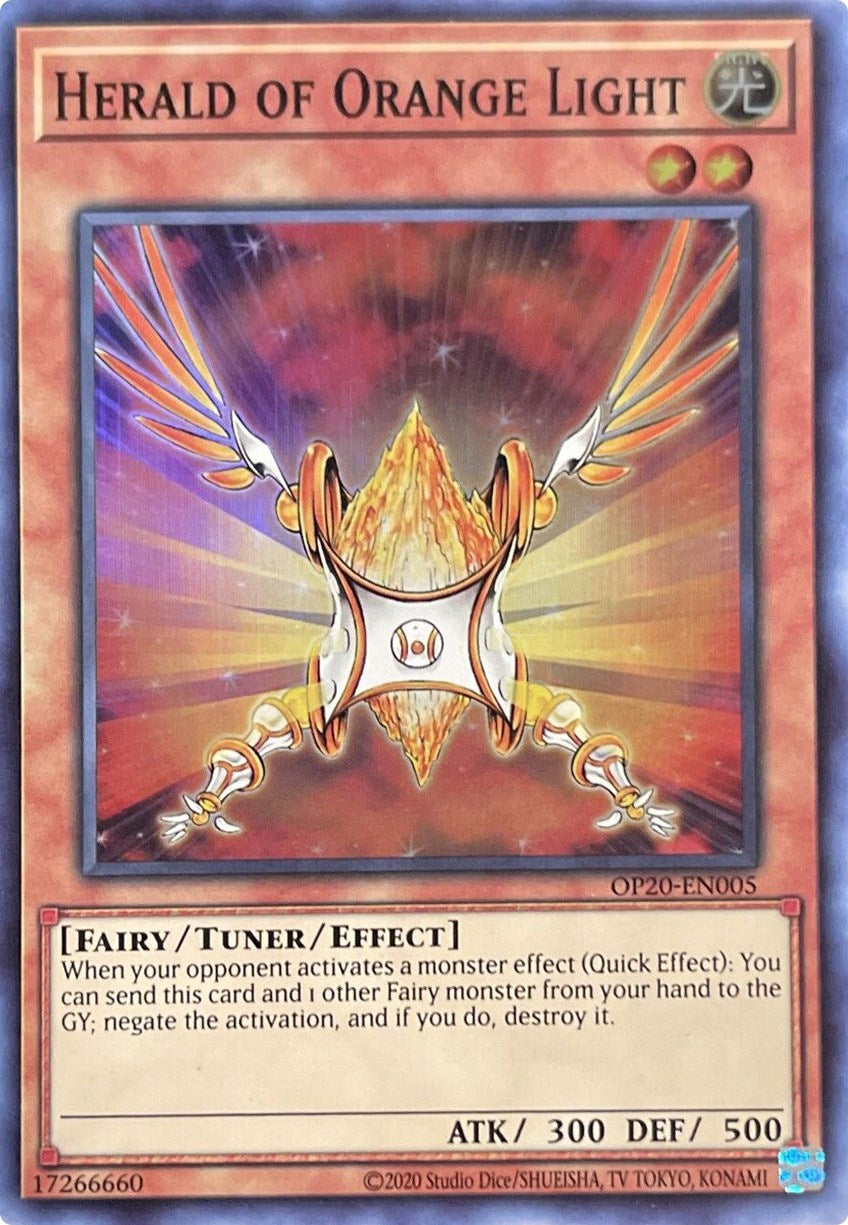 Herald of Orange Light [OP20-EN005] Super Rare | Card Merchant Takapuna