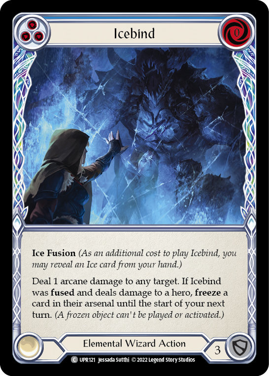 Icebind (Blue) [UPR121] (Uprising)  Rainbow Foil | Card Merchant Takapuna