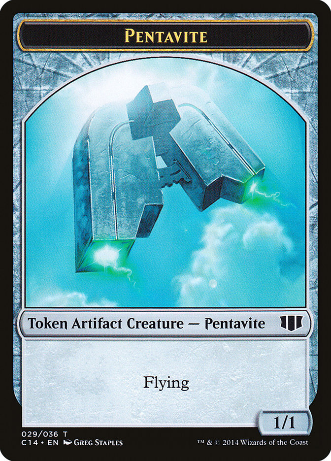 Myr // Pentavite Double-Sided Token [Commander 2014 Tokens] | Card Merchant Takapuna