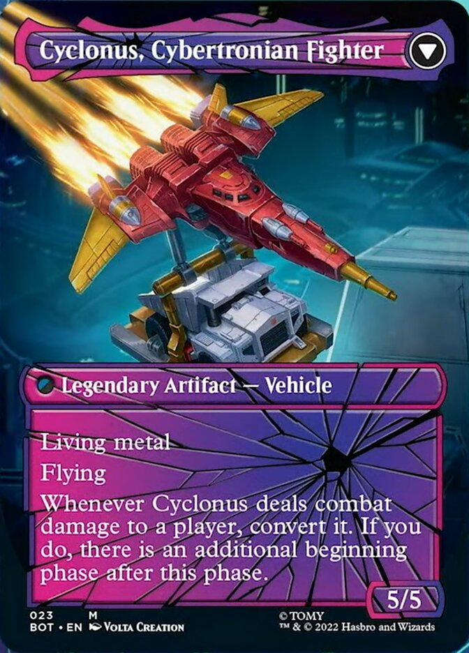 Cyclonus, the Saboteur // Cyclonus, Cybertronian Fighter (Shattered Glass) [Transformers] | Card Merchant Takapuna