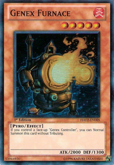 Genex Furnace [HA02-EN005] Super Rare | Card Merchant Takapuna