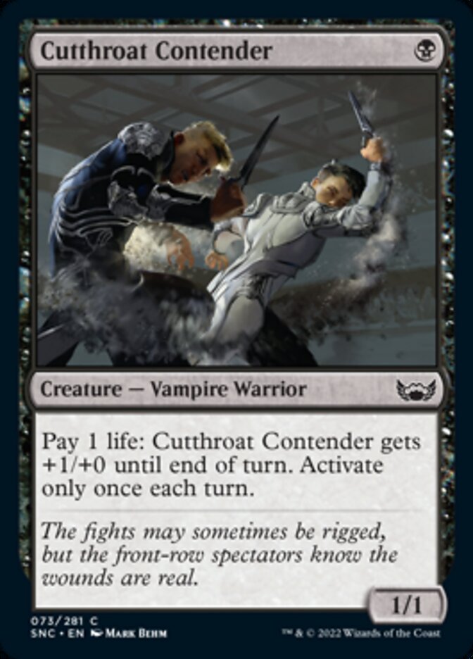 Cutthroat Contender [Streets of New Capenna] | Card Merchant Takapuna