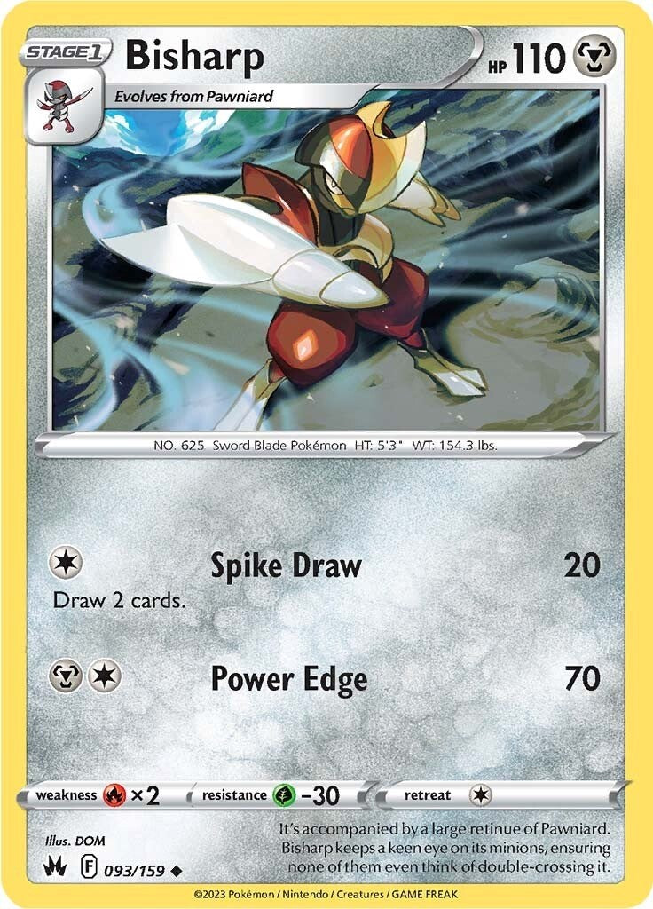 Bisharp (093/159) [Sword & Shield: Crown Zenith] | Card Merchant Takapuna