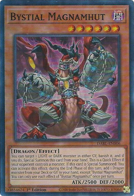 Bystial Magnamhut [DABL-EN006] Super Rare | Card Merchant Takapuna