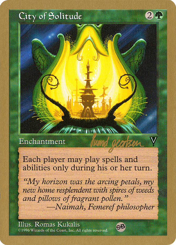 City of Solitude (Svend Geertsen) (SB) [World Championship Decks 1997] | Card Merchant Takapuna